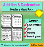 2nd Grade/3rd Addition & Subtraction "Mastery Pack" for May