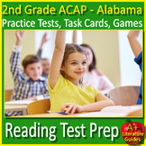 2nd Grade ACAP Alabama Practice Tests, Task Cards and Game