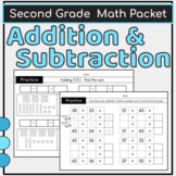 2nd Grade Addition & Subtraction Practice & Assessment Pac