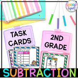 2nd Grade Addition and Subtraction  Task Cards 2.NBT.5 2.N