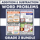 2nd Grade Addition and Subtraction WORD PROBLEMS Bundle
