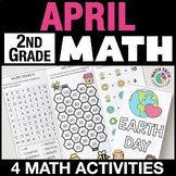 2nd Grade April Math Centers, Earth Day Math Brochure, Spr