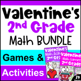 2nd Grade BUNDLE: Fun Valentine's Day Math Activities with