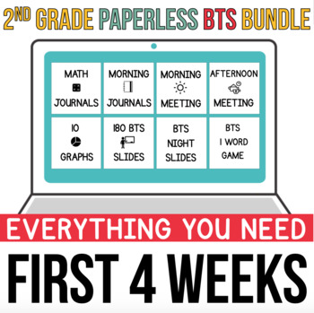 Preview of 2nd Grade Back to School Bundle - First 4 Weeks of School