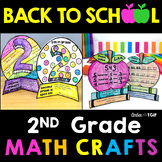 2nd Grade Back to School Math Crafts Bundle Bulletin Board