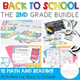 2nd Grade Back to School Reading and Math