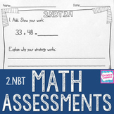 2nd Grade Base Ten Math Assessments