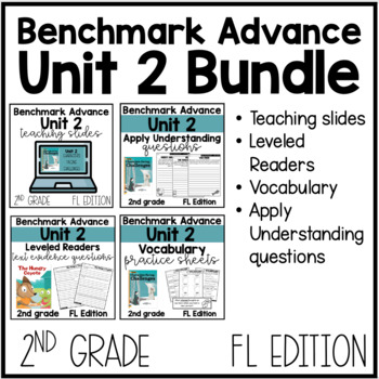 Preview of 2nd Grade Benchmark Advance Unit 2 Bundle- FL Edition