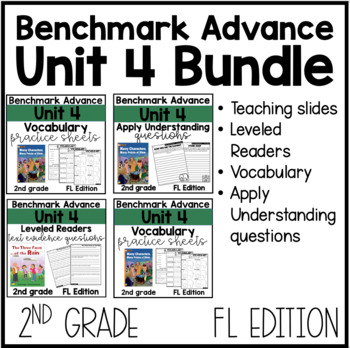 Preview of 2nd Grade Benchmark Advance Unit 4 Bundle- FL Edition