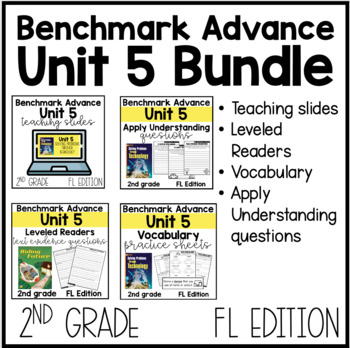 Preview of 2nd Grade Benchmark Advance Unit 5 Bundle- FL Edition