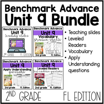 Preview of 2nd Grade Benchmark Advance Unit 9 Bundle- FL Edition