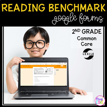 Preview of 2nd Grade Benchmark Reading Assessments - Passages, Questions & Data w/DIGITAL