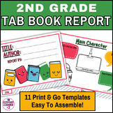 2nd Grade Book Report - Printable Tab Book Project