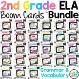 2nd Grade Boom Card Games Digital ELA Grammar & Vocabulary