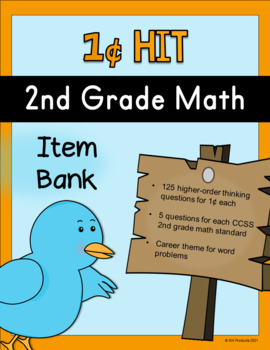 Preview of 2nd Grade CCSS Math HIT Item Bank