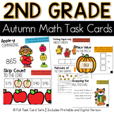 2nd Grade CCSS Math Task Cards for Fall Math Centers, Stat