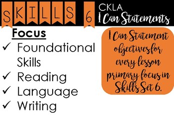 Preview of 2nd Grade - CKLA I Can Statements - Skills Set 6 - All Lessons