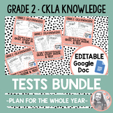 2nd Grade CKLA Knowledge Quizzes/Study Guides/Tests • ALL 