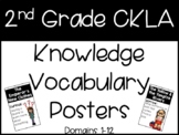 2nd Grade CKLA Knowledge - Vocabulary Posters - Domains 1-12