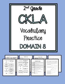 Preview of 2nd Grade CKLA Knowledge Vocabulary Practice Bundle Domain 8 Insects