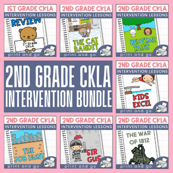 Preview of 2nd Grade CKLA Skills Intervention Lesson BUNDLE
