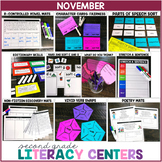 2nd Grade Literacy Centers for November