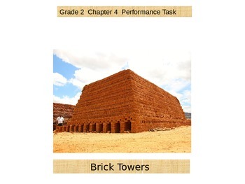 Preview of 2nd Grade   Chapter 4 Math  Task " Brick Towers"