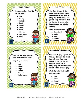 Character Traits Second Grade Teaching Resources Tpt
