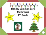 2nd Grade Christmas Common Core Math Task Cards