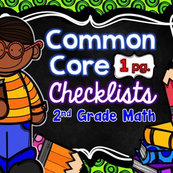 Preview of Common Core Math Checklists - 2nd Grade