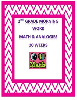 Preview of 2nd Grade Common Core Aligned Math Morning Work-20 Weeks