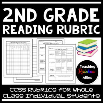 Preview of 2nd Grade Common Core Aligned Reading Data Collection Rubrics