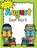2nd Grade  August Morning Seat Work- Common Core Aligned