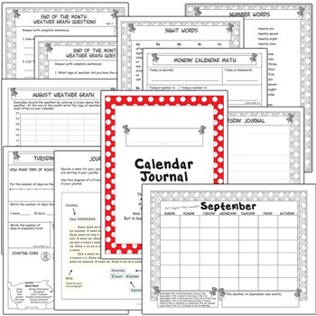 Preview of 2nd Grade Common Core Calendar Journal