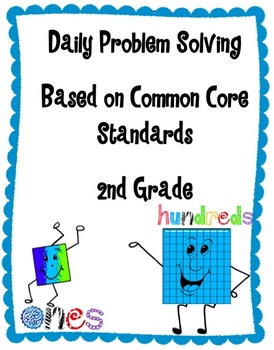 Preview of 2nd Grade Common Core Daily Problem Solving Math - Quarter 1