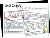 2nd Grade Common Core "I Can" Statements