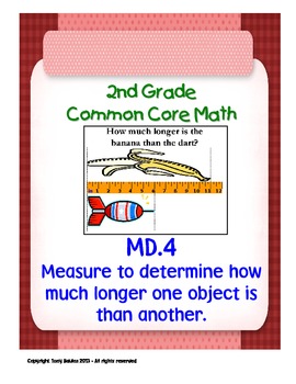 Preview of 2nd Grade Common Core Math 2 MD.4 Measurement and Data 2.MD.4 PDF With Easel