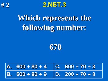 Preview of 2nd Grade Common Core Math 2 NBT.3 Read And Write Numbers To 1000 2.NBT.3