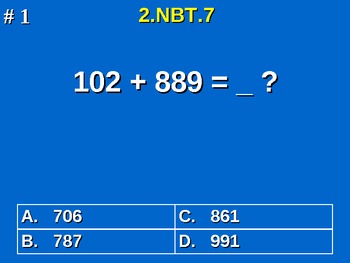 Preview of 2nd Grade Common Core Math 2 NBT.7 Add And Subtract Within 1000 2.NBT.7