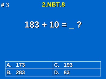 Preview of 2nd Grade Common Core Math 2 NBT.8 Mentally Add or Subtract 10 or 100 2.NBT.8