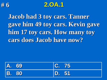 Preview of 2nd Grade Common Core Math 2 OA.1 Addition and Subtraction Word Problems 2.OA.1