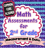 Common Core Math Assessments for 2nd Grade - Measurement a