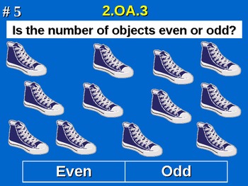 Preview of 2nd Grade Common Core Math - Odd Or Even Numbers 2.OA.3