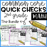 2nd Grade Common Core Math Quick Checks- THE BUNDLE