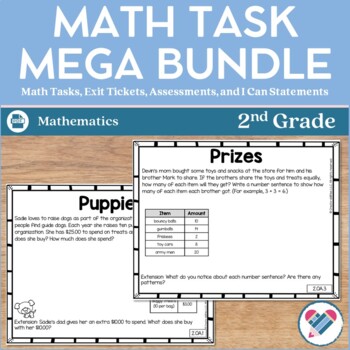 Math Bundle 2nd Grade ALL Standards by Create-Abilities | TpT