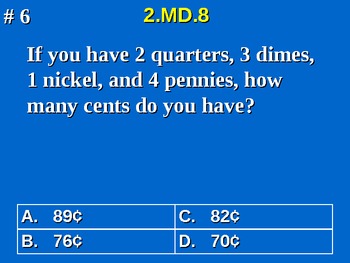 2nd Grade Common Core Math Solve Money Word Problems 2.MD.8 by Tony Baulos