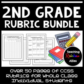 Preview of 2nd Grade Common Core Rubric Data Collection Bundle