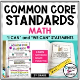 2nd Grade Common Core Standards "I can" and "We can" State