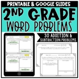 2nd Grade Word Problems for Distance Learning