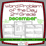 Word Problems Day 2nd Grade, December, Spiral Review, Dist